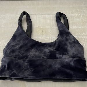 Lululemon align reversible bra size 4 - diamond dye pitch grey/ graphic grey